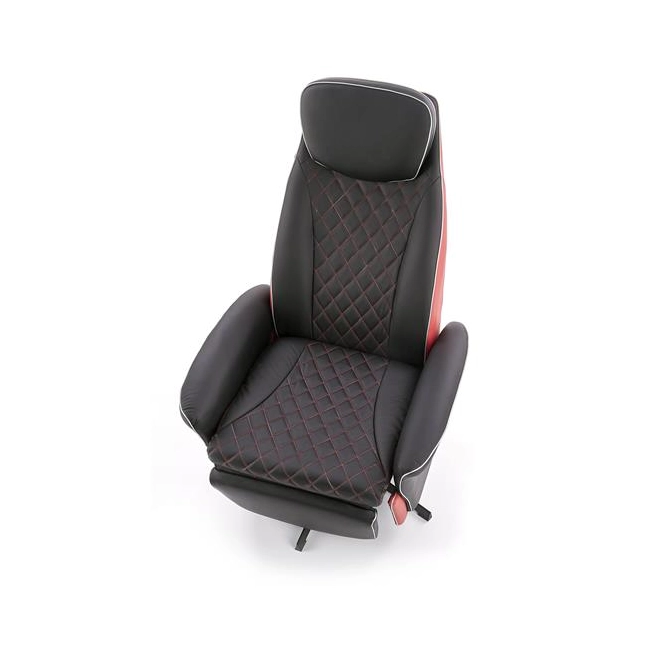 CAMARO fotel wypoczynkowy czarny / czerwony (1p=1szt)-141787