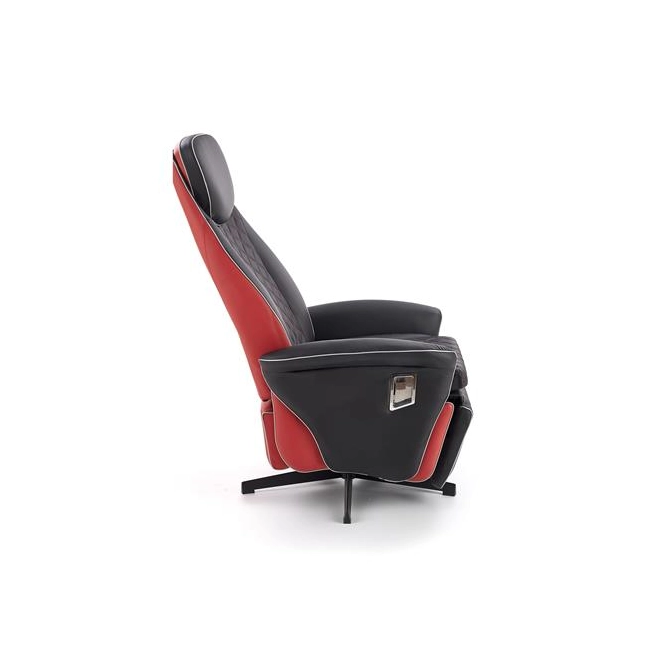 CAMARO fotel wypoczynkowy czarny / czerwony (1p=1szt)-141790