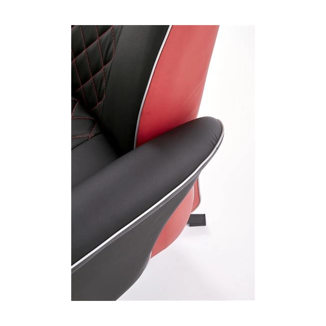 CAMARO fotel wypoczynkowy czarny / czerwony (1p=1szt)-141793