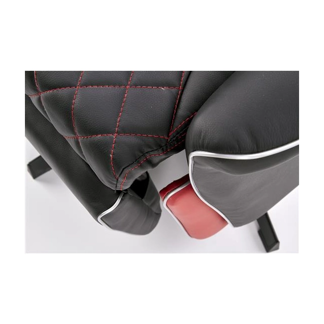 CAMARO fotel wypoczynkowy czarny / czerwony (1p=1szt)-141794