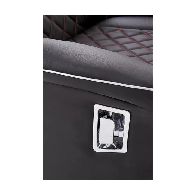 CAMARO fotel wypoczynkowy czarny / czerwony (1p=1szt)-141795