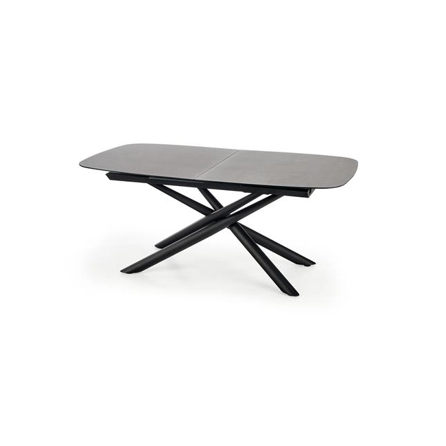 CAPELLO stół rozkładany blat - ciemny popiel, nogi - czarny (2p=1szt)-141841