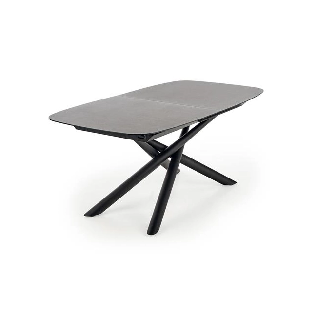 CAPELLO stół rozkładany blat - ciemny popiel, nogi - czarny (2p=1szt)-141843