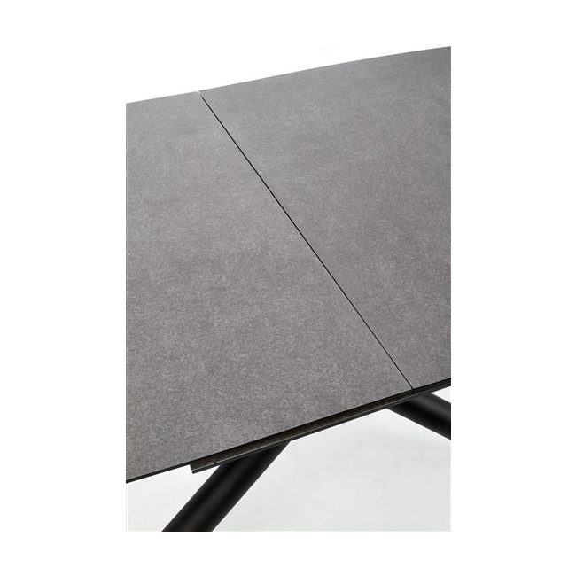 CAPELLO stół rozkładany blat - ciemny popiel, nogi - czarny (2p=1szt)-141845