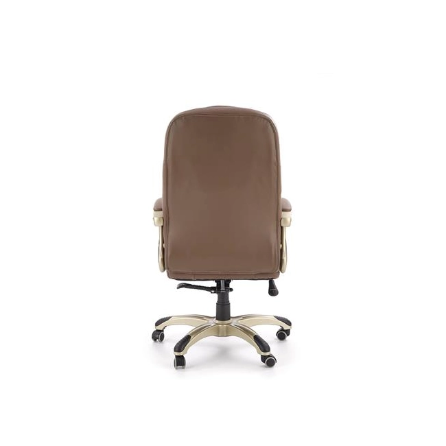 CARLOS fotel gabinetowy jasny brąz-141890