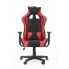 CAYMAN fotel gabinetowy czerwony / czarny-142008