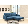 CORNER sofa rozkładana z funkcją narożnika niebieska (2p=1szt)-142169