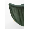 CROWN fotel wypoczynkowy ciemny zielony / złoty-142296