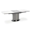 DANCAN stół rozkładany, biały marmur / popielaty / jasny popielaty / czarny (3p=1szt))-142351