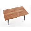 DICKSON stół rozkładany 120-180/80 cm, blat - naturalny, nogi - czarny (2p=1szt)-142532