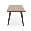 DICKSON stół rozkładany 120-180/80 cm, blat - naturalny, nogi - czarny (2p=1szt)-142537