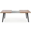 DICKSON stół rozkładany 120-180/80 cm, blat - naturalny, nogi - czarny (2p=1szt)-142542