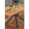 DICKSON stół rozkładany 150-210/90 cm, blat - naturalny, nogi - czarny (2p=1szt)-142551
