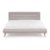 ELANDA 160cm łóżko jasny popiel (2p=1szt)-142727