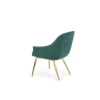 ELEGANCE 2 fotel wypoczynkowy tapicerka - ciemny zielony, nogi - złote (1p=1szt)-142749