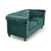 ERIKSEN XL fotel wypoczynkowy ciemny zielony / czarny-142829