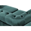 ERIKSEN XL fotel wypoczynkowy ciemny zielony / czarny-142830