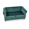 ERIKSEN XL fotel wypoczynkowy ciemny zielony / czarny-142834