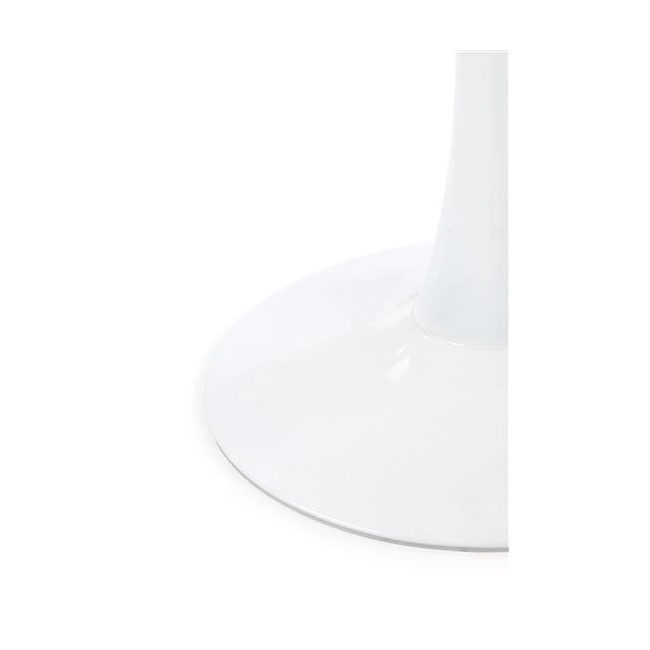 DENVER stół, blat - biały marmur, noga - biały (3p=1szt)-142399