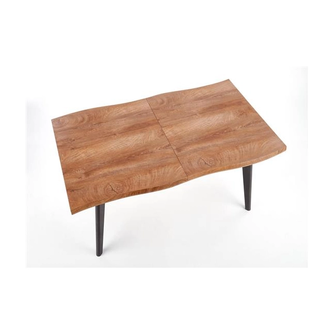 DICKSON stół rozkładany 150-210/90 cm, blat - naturalny, nogi - czarny (2p=1szt)-142544
