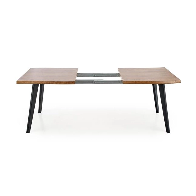 DICKSON stół rozkładany 150-210/90 cm, blat - naturalny, nogi - czarny (2p=1szt)-142564