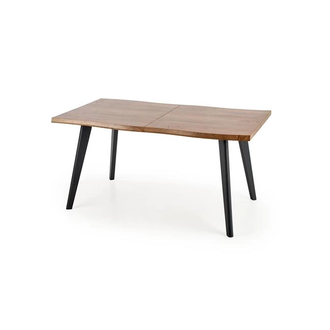 DICKSON stół rozkładany 150-210/90 cm, blat - naturalny, nogi - czarny (2p=1szt)-142566