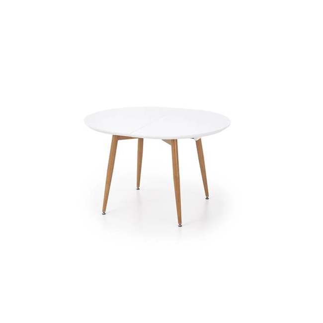 EDWARD stół rozkładany dąb miodowy / biały; nogi: dąb miodowy (2p=1szt)-142680