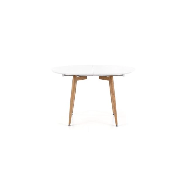 EDWARD stół rozkładany biały / dąb san remo (2p=1szt)-142691