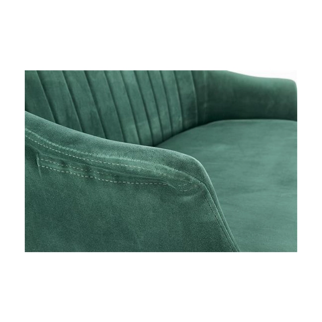 ELEGANCE 2 XL sofa tapicerka - ciemny zielony, nogi - złote (1p=1szt)-142740