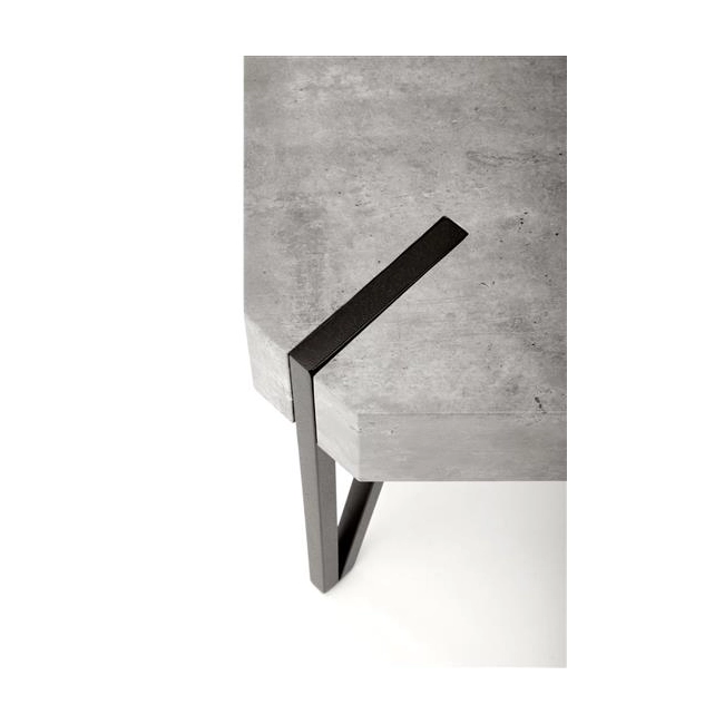 EMILY ława beton / czarny (1p=1szt)-142784