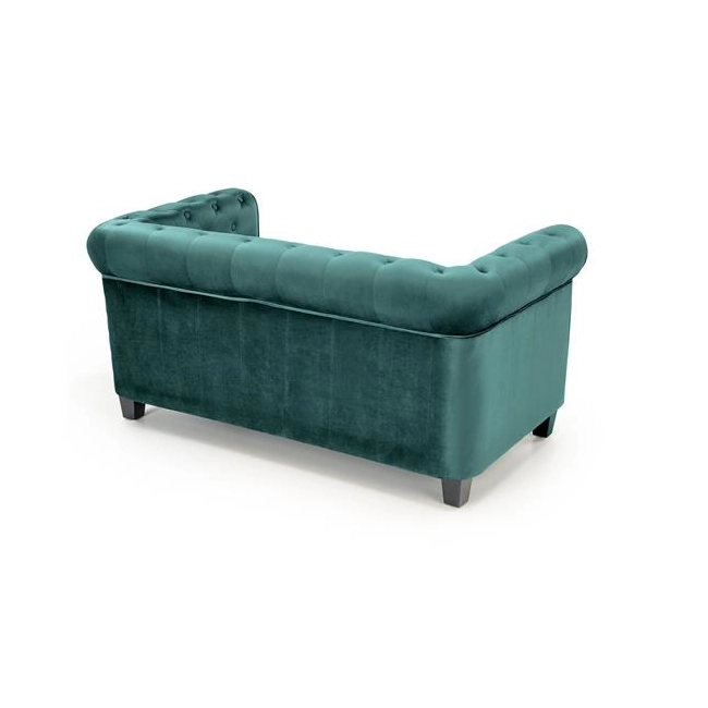 ERIKSEN XL fotel wypoczynkowy ciemny zielony / czarny-142835