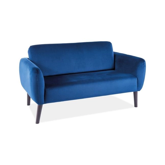 SOFA ELSA VELVET GRANATOWY BLUVEL 86 / WENGE