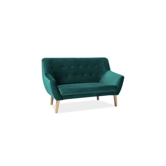 SOFA NORDIC 2 VELVET KOLOR ZIELONY TAPICERKA BLUVEL 78 / BUK