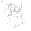 K516 krzesło jasny beżowy (1p=2szt)-144956