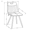 K521 krzesło ciemny zielony (1p=4szt)-144966