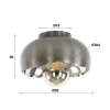 LAMPA SUFITOWA MOLTO METAL II-145243