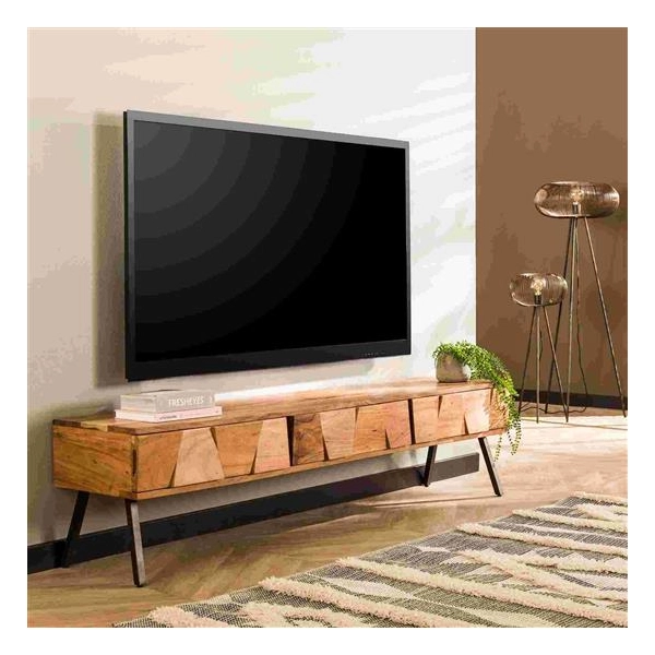 SZAFKA RTV CACCIA 180X40 CM AKACJA-145321