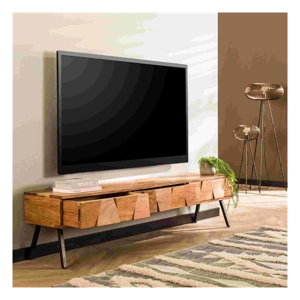 SZAFKA RTV CACCIA 180X40 CM AKACJA-145322