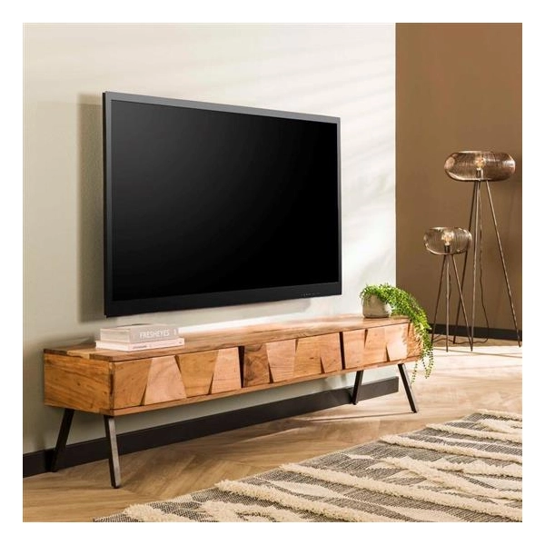 SZAFKA RTV CACCIA 180X40 CM AKACJA-145721