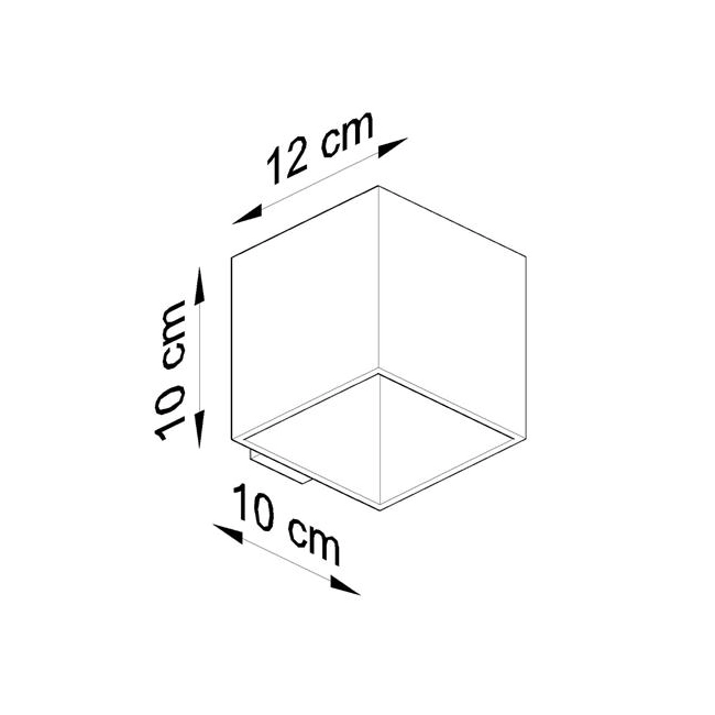 Kinkiet QUAD 1 czarny-147272