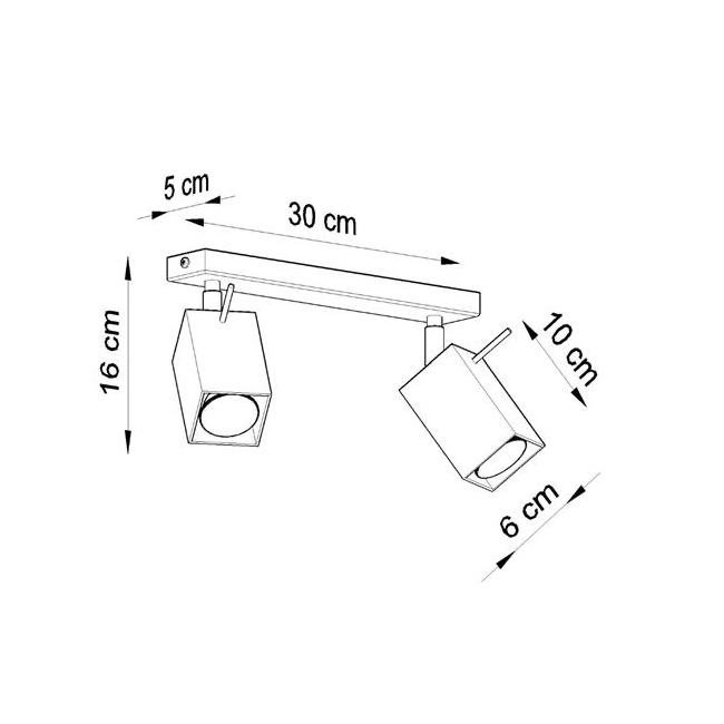 Plafon MERIDA 2 biały-147538