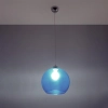 Lampa wisząca BALL błękitna-148132