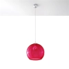 Lampa wisząca BALL czerwona-148147