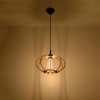 Lampa wisząca MANDELINO naturalne drewno-148637