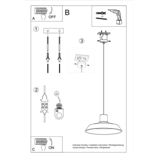 Lampa wisząca AFRA-148214