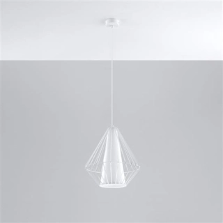 Lampa wisząca DEMI biała-148267