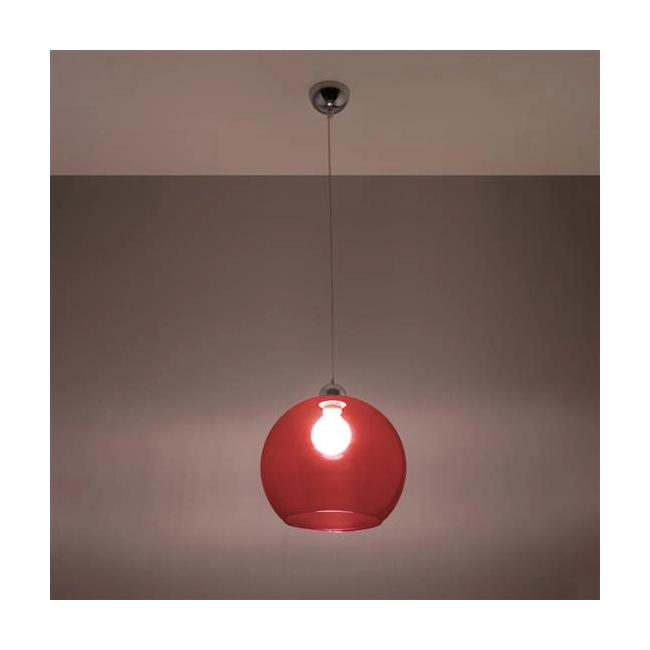 Lampa wisząca BALL czerwona-148148