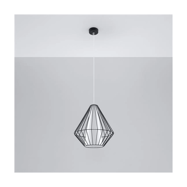 Lampa wisząca DEMI czarna-148275