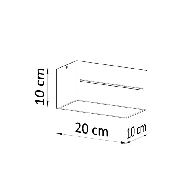 Plafon LOBO MAXI szary-148590