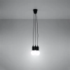 Lampa wisząca DIEGO 3 czarna-149392